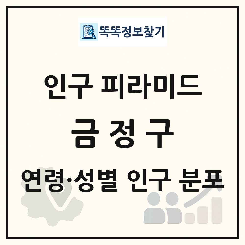 금정구 인구 피라미드 링크 그림